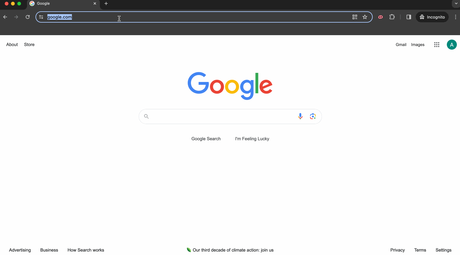 Using a go link